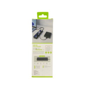 CONCENTRADOR DE 7 PUERTOS DIAMOND CON CONMUTADOR (CABLE USB; USB