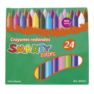 CRAYON ESC RED DELG C/24 SMARTY