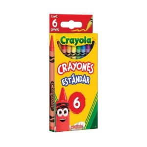 CRAYON ESC RED ESTANDAR CJA/6 CRAYOLA