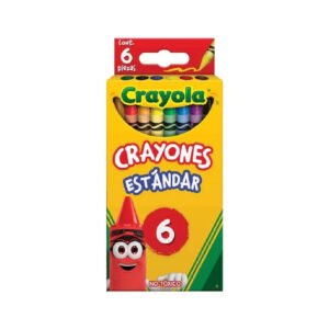 CRAYON ESC RED ESTANDAR CJA/6 CRAYOLA