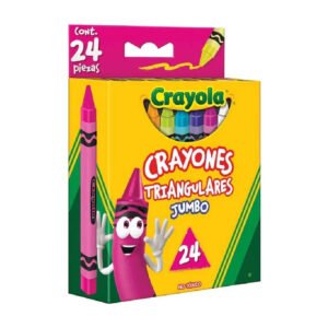CRAYON ESC TRIANG JUMBO CJA/24 CRAYOLA