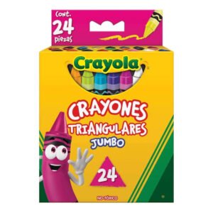 CRAYON ESC TRIANG JUMBO CJA/24 CRAYOLA