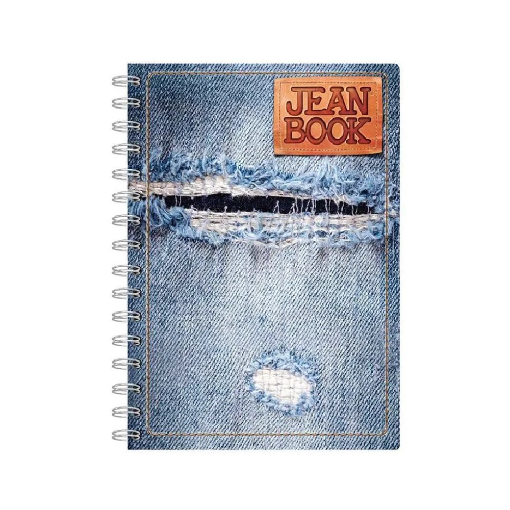 Cuaderno Espiral 100 Hojas Francés C-5 Jeanbook 6 CUADERNO ESP 100H FRA C-5 JEANBOOK