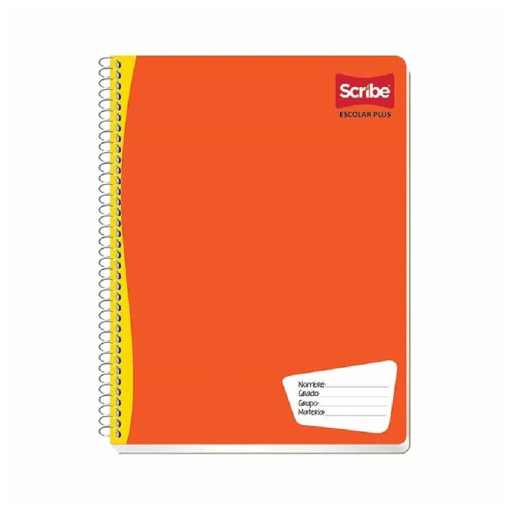 Cuaderno Espiral 100 Hojas Profesional C-5 Escolar Plus Scribe 6 CUADERNO ESP 100H PROF C-5 ESC PLUS