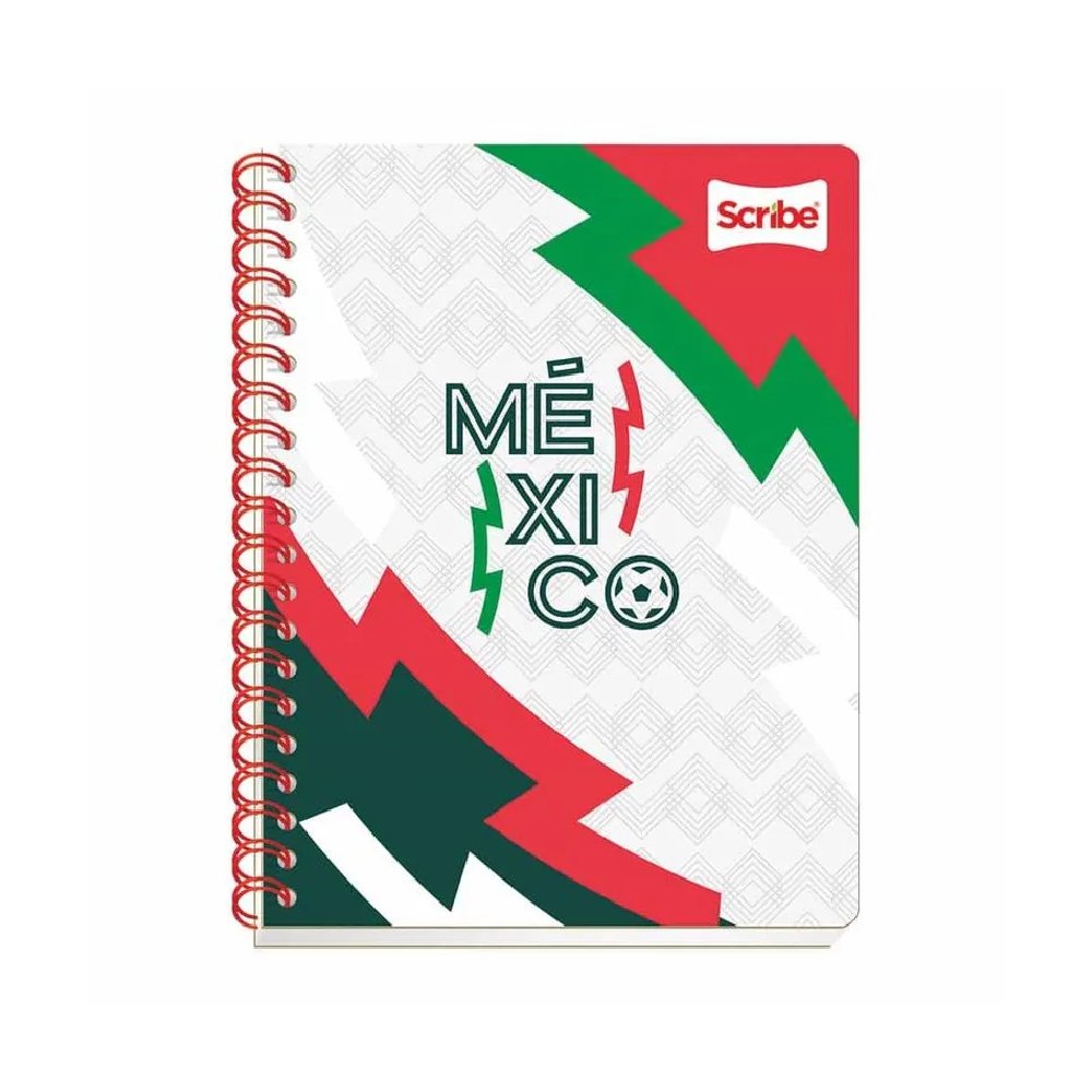 Cuaderno Espiral 100 Hojas Profesional C-5 México Scribe 6 CUADERNO ESP 100H PROF C-5 MEXICO