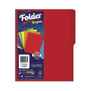 FOLDER CARTULINA CTA RJO PTE/100 DIEM
