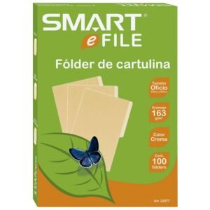 FOLDER CARTULINA OFI CREMA CJA/100 SMART