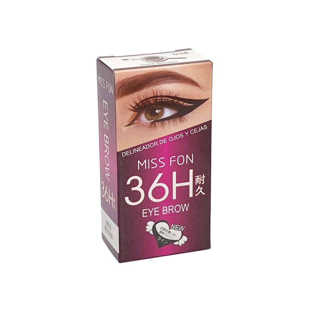 Delineador para Ojos y Cejas Miss Fon 36H 6 GEL PARA CEJAS G20