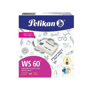 GOMA DE BORRAR BLANCA CH WS-60 C/60 PELIKAN