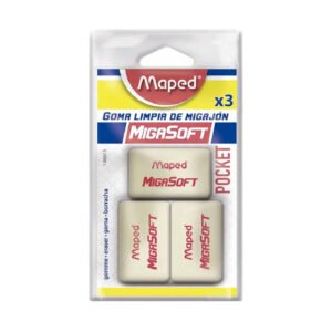 GOMA DE BORRAR MIGASOFT POCKET BLT/3 MAPED