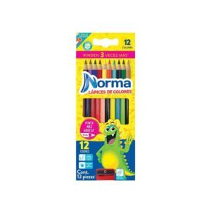LAPICES DE COLOR 12-L RED 584203 NORMA