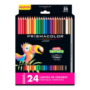 LAPICES DE COLOR 24-L RED 4MM PRISMACO