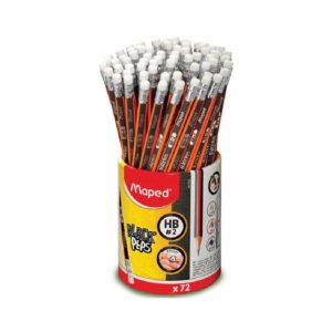 LAPIZ C/GOMA NO 2 TRIANG BLACK C/72 MAPED