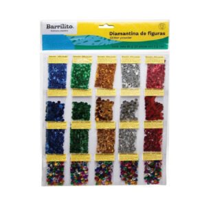 LENTEJUELA FIGURAS 3G EXH/20 BARRILIT