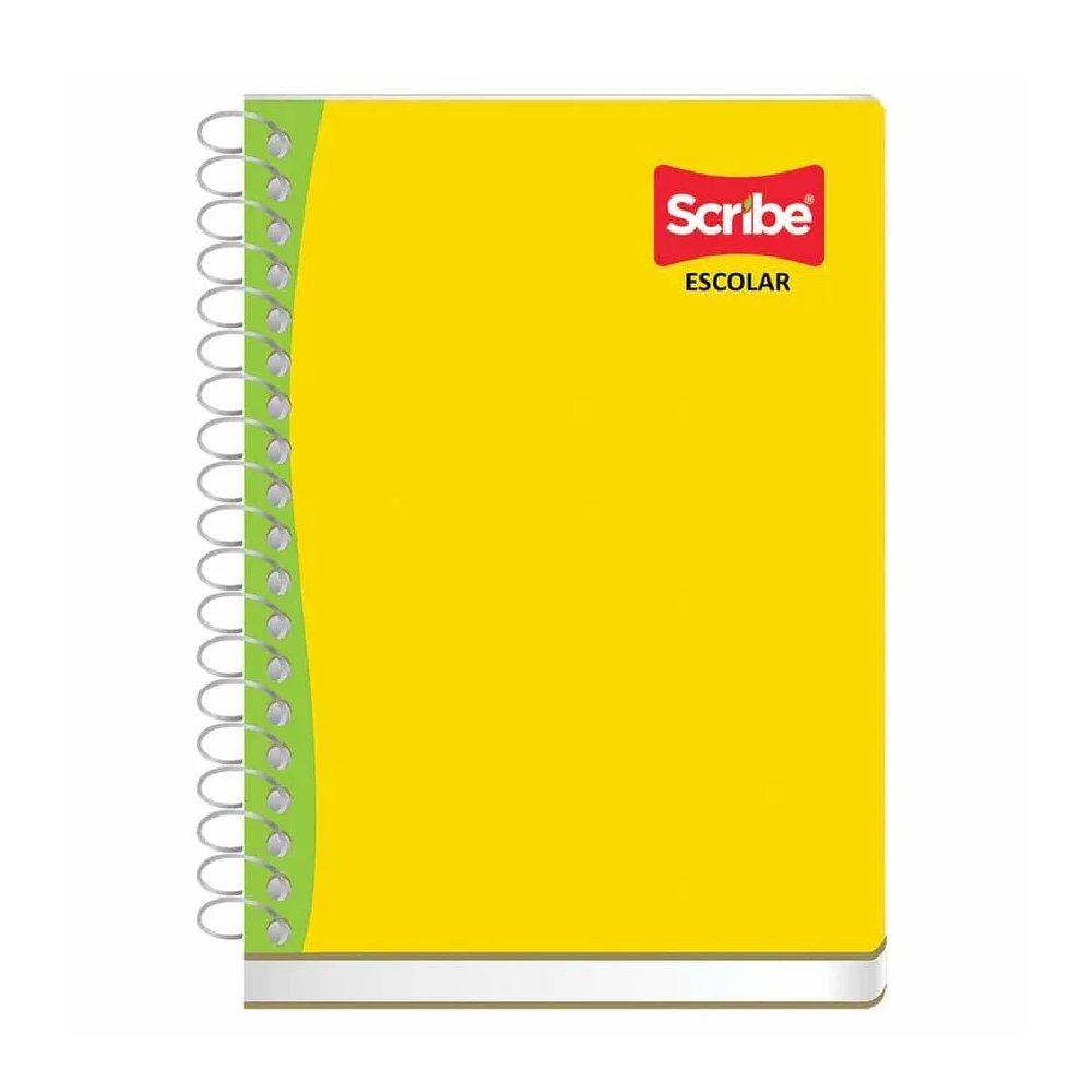Libreta de Apuntes 1/8 Espiral 80 Hojas Raya Escolar Scribe 6 LIBRETA APUNTES 1/8 ESP 80H RAYA ESCOLAR