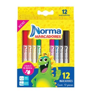 MARCADOR P/COL DELG LAVABLE CJA/12 NORMA