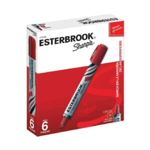 MARCADOR PERMAN GRSO RJO CJA/6 ESTERBRO