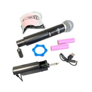 MICROFONO DE MANO INAL·MBRICO DM-581 (BATERIA RECARGABLE 18650 DE 6