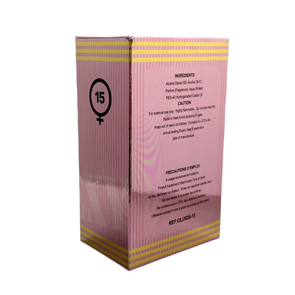 Perfume Pink Capable Girl For Woman 100 ml 9 OLU939-15*96 PERFUME PINK CAPABLE GIRL 100 ML