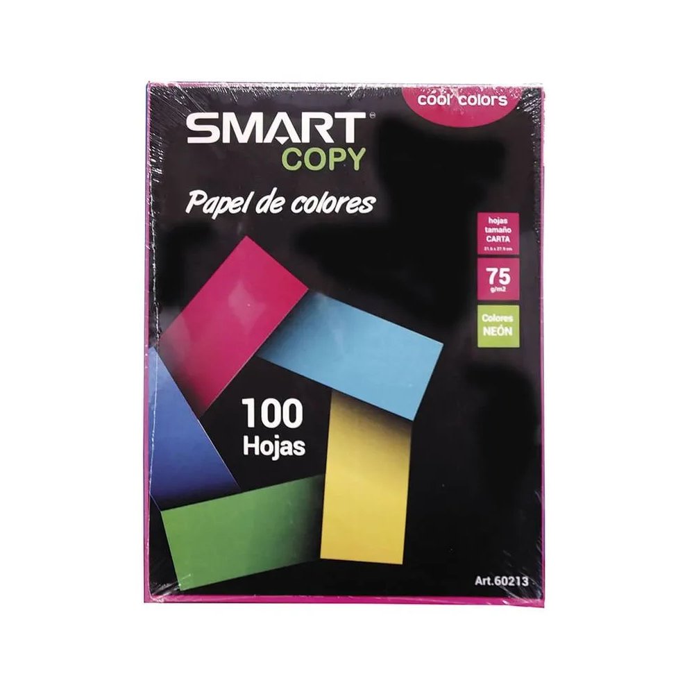 Papel Bond Carta Cool C Surtido /100 Smart 6 PAPEL BOND CTA COOL C SURTIDO /100 SMART