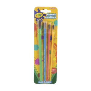 PINCELES ESCOLARES BLT/4 CRAYOLA