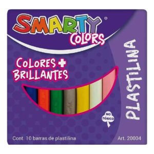 PLASTILINA CAJA C/10 BARRITAS SMARTY