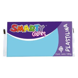 PLASTILINA MARQUETA 180G AZUL CIELO SMARTY