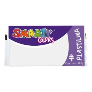 PLASTILINA MARQUETA 180G BLANCO SMARTY