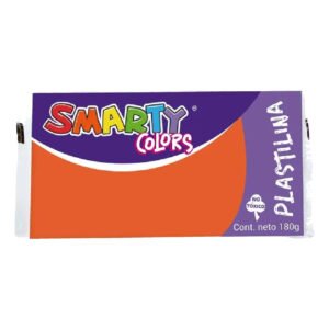 PLASTILINA MARQUETA 180G NARANJA SMARTY