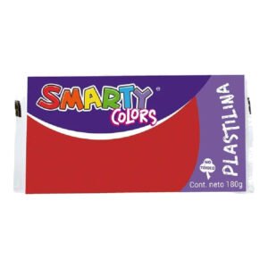 PLASTILINA MARQUETA 180G ROJO SMARTY