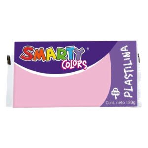 PLASTILINA MARQUETA 180G ROSA SMARTY