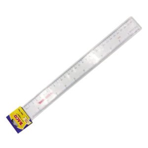 REGLA PLASTICO TRANS 30C (5030) BOL BACO