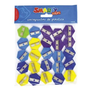 SACAPUNTAS PLAST SOLID HEXAG C/25 SMARTY
