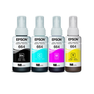 Kit Botella 4 Tintas Epson T664 L110 L120 L200 L210_0