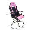 Silla Gamer Naceb NA-0935R Titan Malla Nylon Rosa/Negro_4