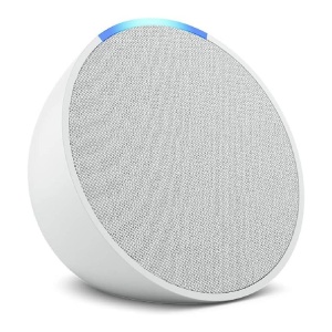 Bocina inteligente Amazon Echo B09ZXLRRHY Alexa 1ra Gen WiFi Blanco_0