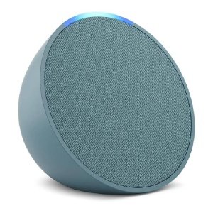 Bocina inteligente Amazon Echo B09ZX1LRXX Alexa 1ra Gen WiFi Azul_0