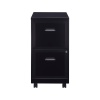 Archivero Organizador Metálico Lorell 16872 2 Cajones Negro